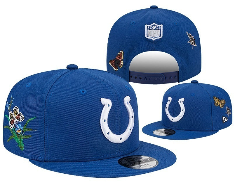 Indianapolis Colts Royal Blue/White Nature/Flores e Butterflies - Edition 9FIFTY Snapback