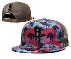 Houston Rockets Multicolorido (Tropical/Floral)/Beige Tropical/Summer Edition estampa Trucker