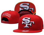 San Francisco 49ers Red/White 9FIFTY Snapback