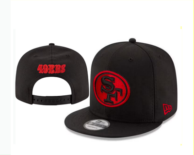 San Francisco 49ers Black/Red 9FIFTY Snapback