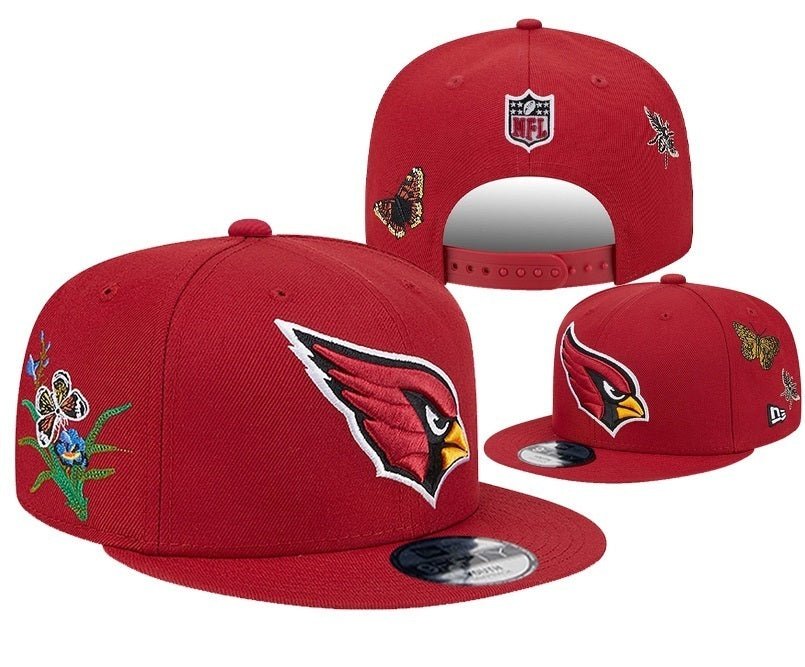 Arizona Cardinals Red/White Bloom/Floral Nature Edition - Embroidered 9FIFTY Snapback