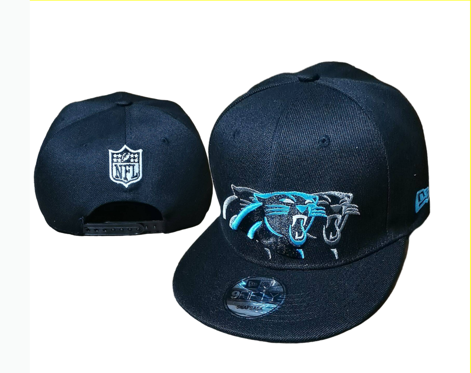 Carolina Panthers Black/Cyan Blue 9FIFTY Snapback