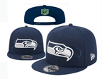 Seattle Seahawks Navy/White 9FIFTY Snapback