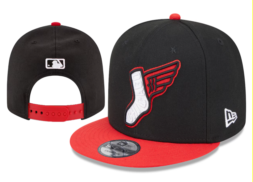 Chicago White Sox Black/Red 9FIFTY Snapback
