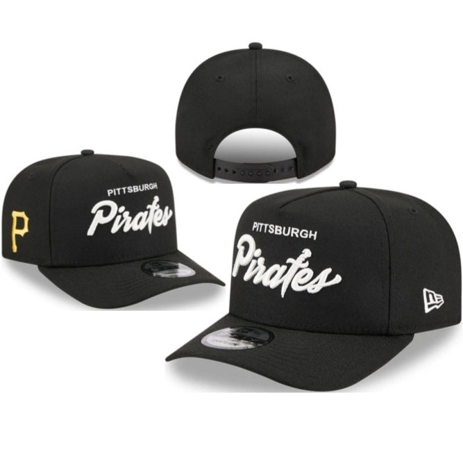 Pittsburgh Pirates Black/White 9FIFTY Snapback