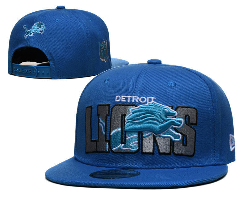 Detroit Lions Royal Blue/Black 9FIFTY Snapback