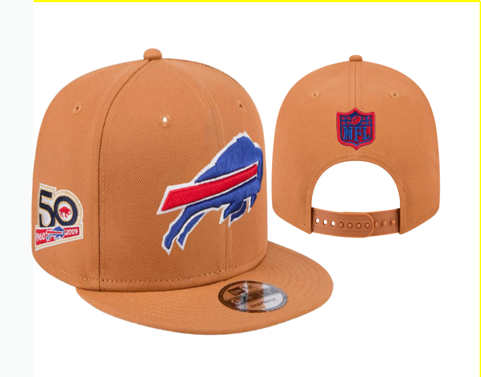 Buffalo Bills Caramel/Royal Blue Buffalo Bills 50th Anniversary (1960-2009 9FIFTY Snapback