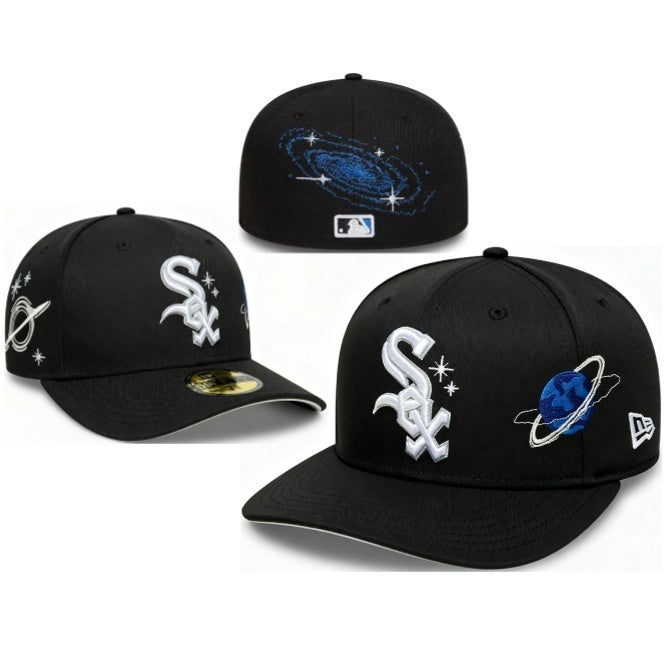 Chicago White Sox Black/White MLB Stargazing / Space Pack - Edition 59FIFTY Fitted