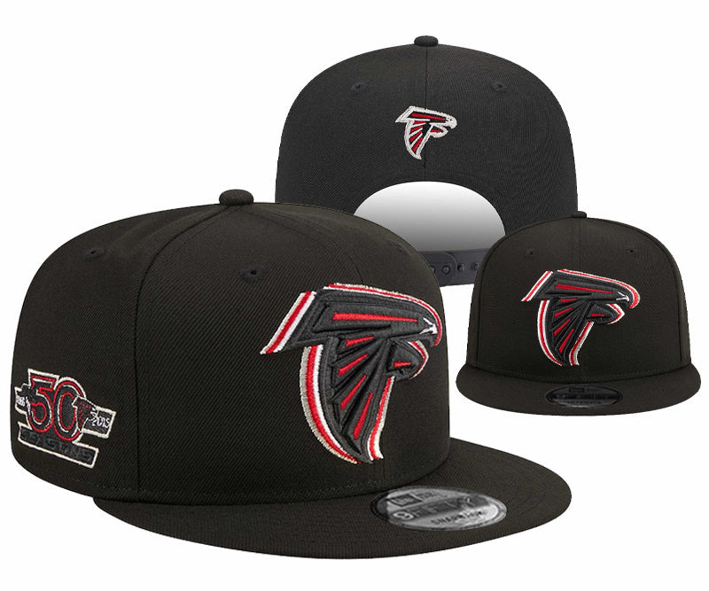 Atlanta Falcons Black/Red Atlanta Falcons 50th Season (1966-2015 9FIFTY Snapback