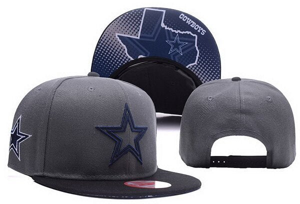 Dallas Cowboys Gray/Black Snapback