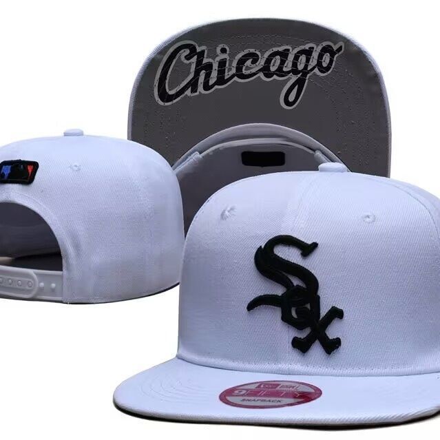 Chicago White Sox White/Black 9FIFTY Snapback