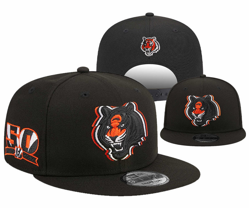 Cincinnati Bengals Black/Orange Cincinnati Bengals 50th Anniversary 9FIFTY Snapback