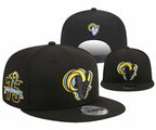 Los Angeles Rams Black/Yellow 75th Anniversary 9FIFTY Snapback
