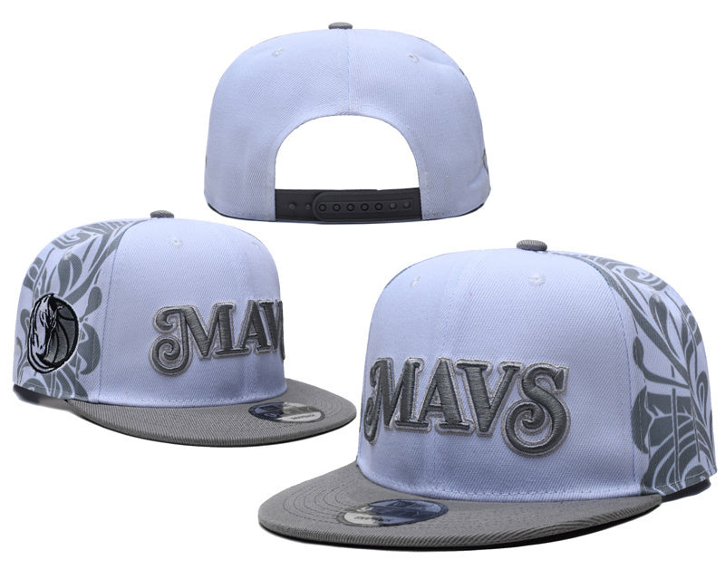 Dallas Mavericks White/Gray 9FIFTY Snapback