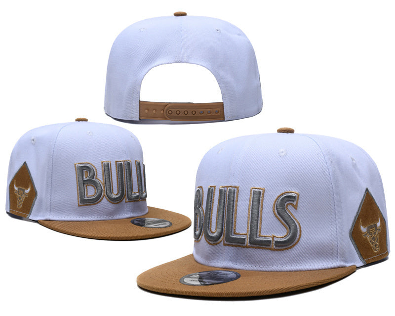 Chicago Bulls White/Caramel 9FIFTY Snapback