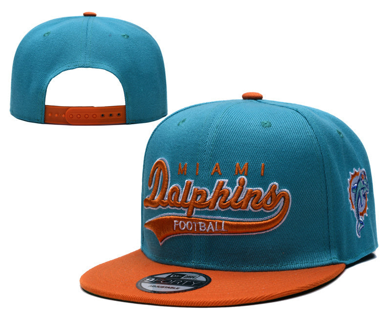 Miami Dolphins Teal Blue/Orange 9FIFTY Snapback