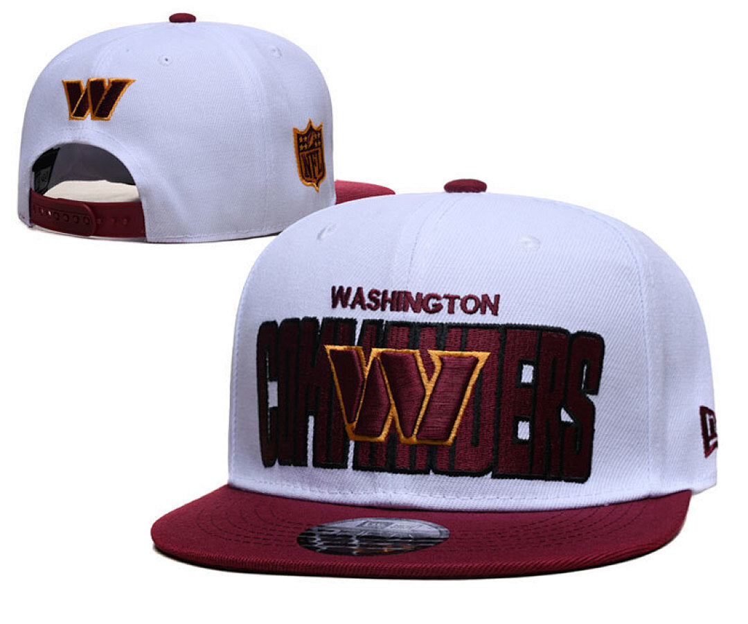 Washington Commanders White/Burgundy 9FIFTY Snapback