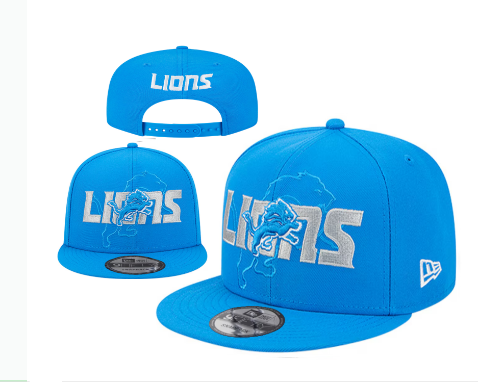 Detroit Lions Royal Blue/White 9FIFTY Snapback