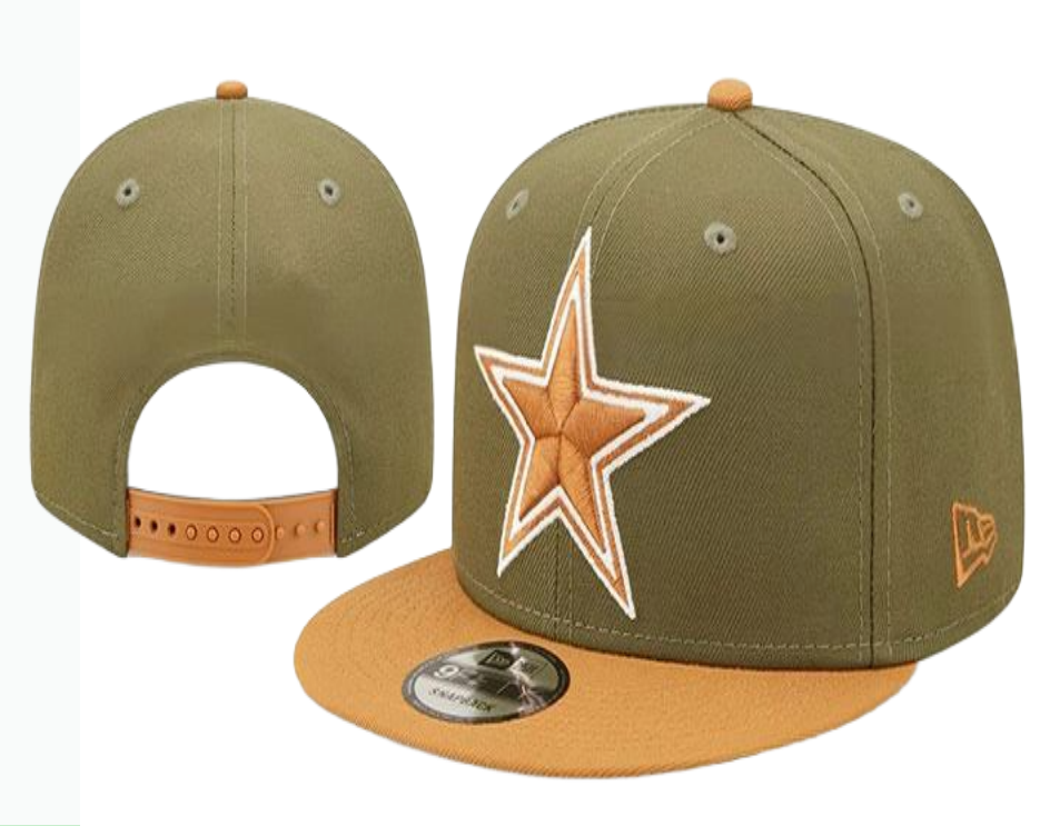 Dallas Cowboys Olive/Orange 9FIFTY Snapback
