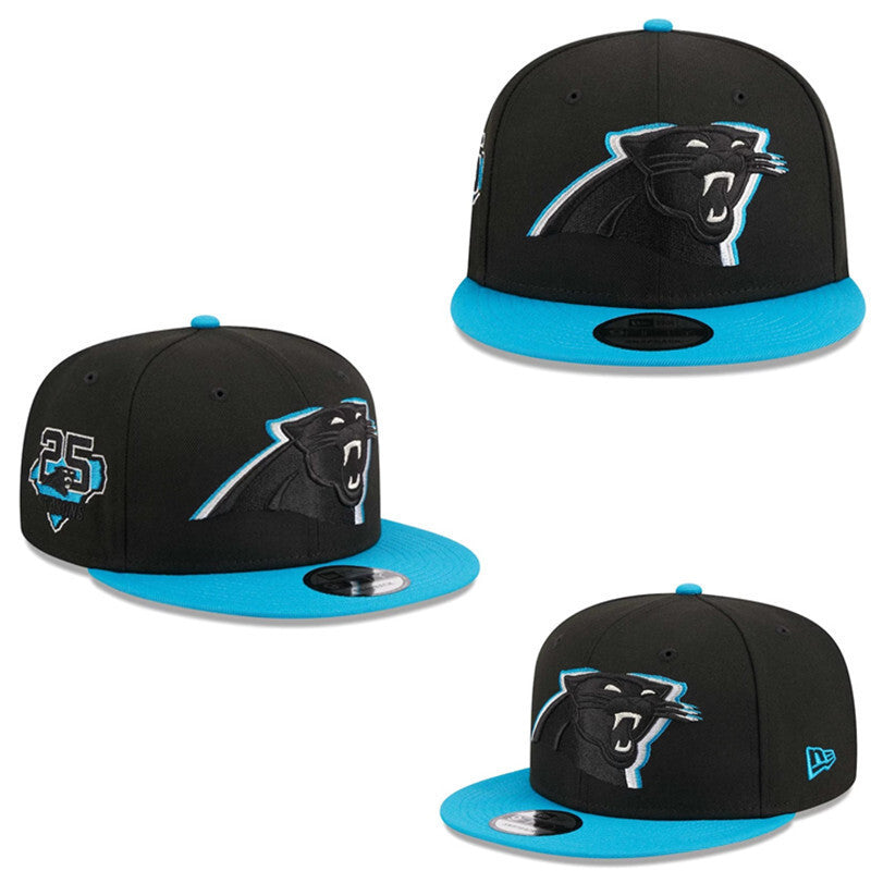Carolina Panthers Black/Light Blue Carolina Panthers 25th Anniversary 9FIFTY Snapback
