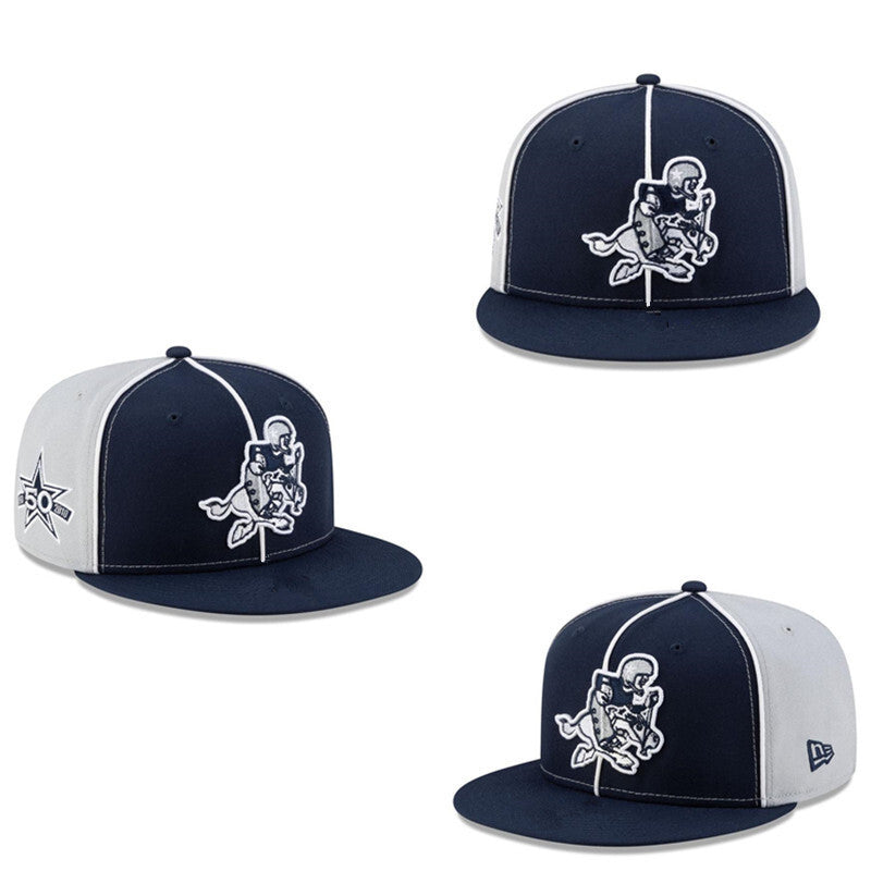 Dallas Cowboys Navy/Gray Dallas Cowboys 60th Anniversary / Historic 59FIFTY Fitted
