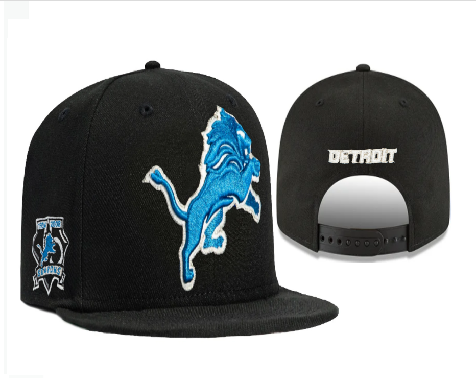 Detroit Lions Black/Blue Detroit Lions Established 2009 commemorative 9FIFTY Snapback