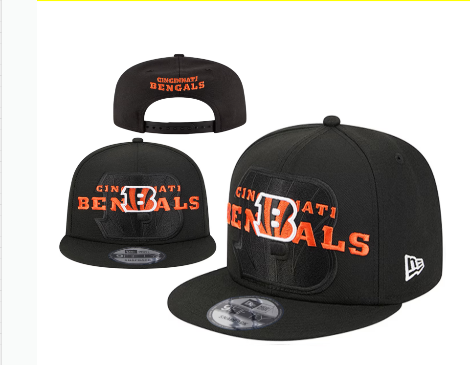 Cincinnati Bengals Black/Orange 9FIFTY Snapback