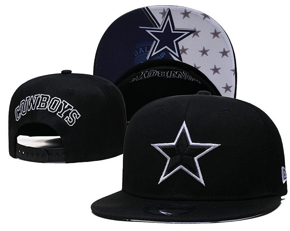Dallas Cowboys Black/White 9FIFTY Snapback