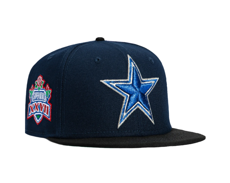 Dallas Cowboys Navy/Black Super Bowl XXVII Commemorative 59FIFTY Fitted
