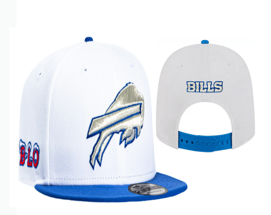 Buffalo Bills White/Royal Blue 9FIFTY Snapback