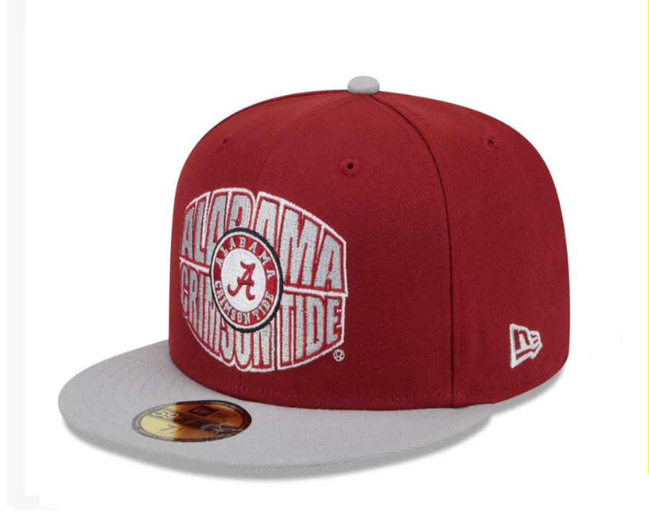 Alabama Crimson Tide Scarlet/Gray 59FIFTY Fitted