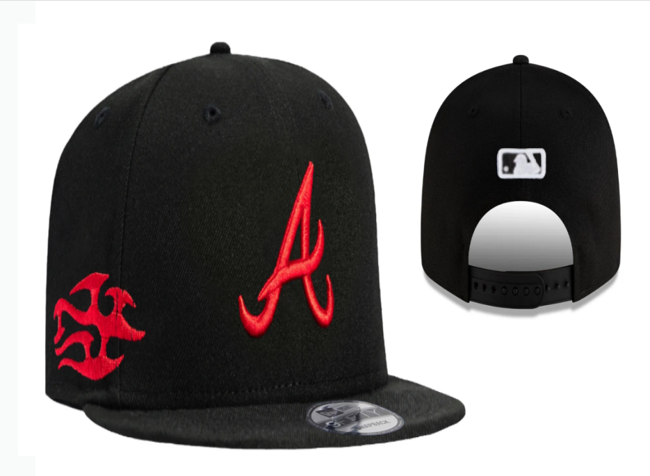 Atlanta Braves Black/Red 9FIFTY Snapback