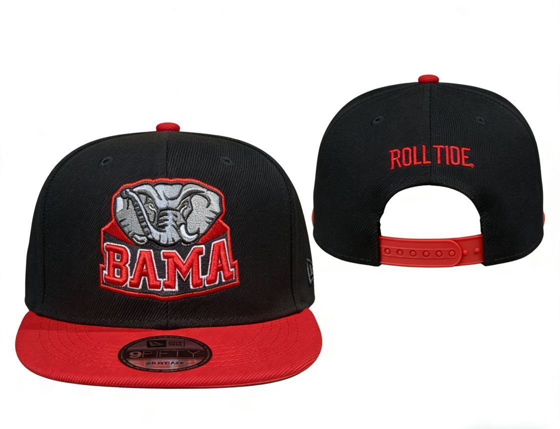 Alabama Crimson Tide Black/Red 9FIFTY Snapback