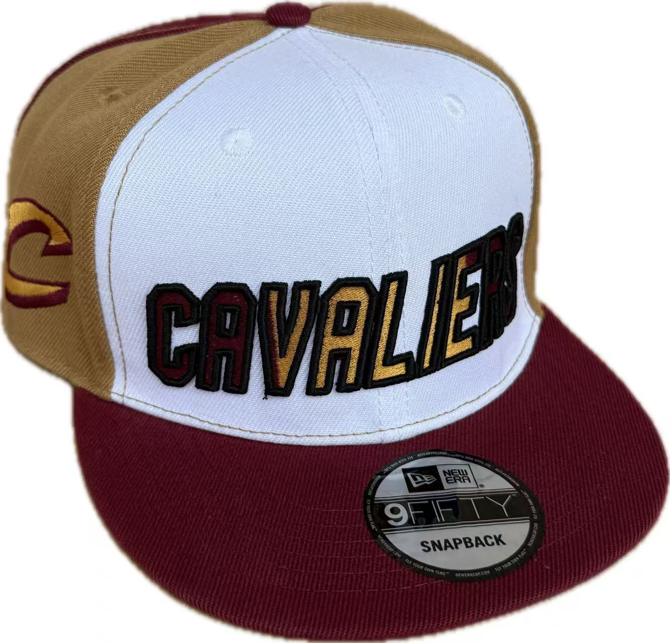 Cleveland Cavaliers White/Burgundy 9FIFTY Snapback
