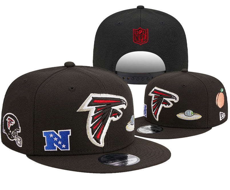 Atlanta Falcons Black/Red Identity/City Elements multi-patch edition 9FIFTY Snapback