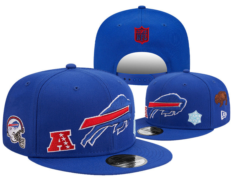 Buffalo Bills Royal Blue/Red NFL Identity/City Cluster Edition - 9FIFTY Snapback