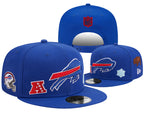 Buffalo Bills Royal Blue/Red NFL Identity/City Cluster Edition - 9FIFTY Snapback