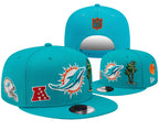 Miami Dolphins Teal Blue/White NFL City Identity/Identity Series Miami 9FIFTY Snapback
