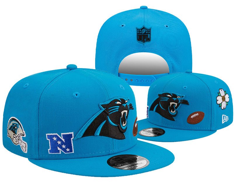 Carolina Panthers Blue/Black Identity/City Edition - NFL Multi-Patch 9FIFTY Snapback