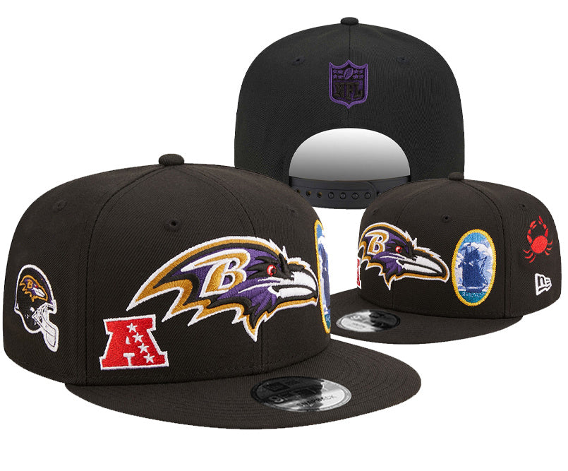 Baltimore Ravens Black/Purple Identity Collection/City Edition 9FIFTY Snapback