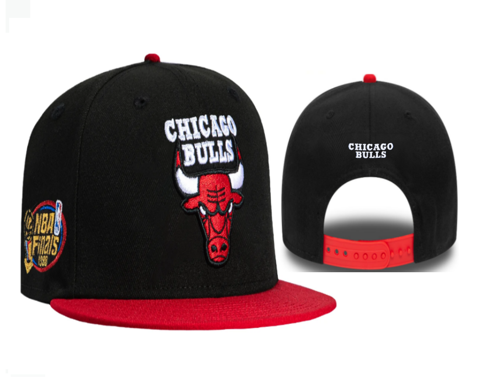 Chicago Bulls Black/Red NBA Finals 1996 Snapback