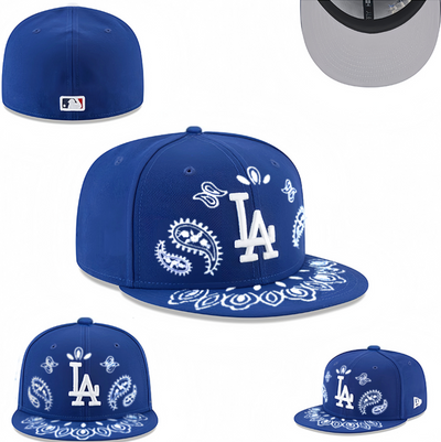 Los Angeles Dodgers Royal Blue/White Paisley / Bandana Edition 59FIFTY Fitted