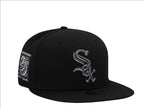 Chicago White Sox Black/Silver Chicago White Sox 1901-1995 Commemorative 59FIFTY Fitted