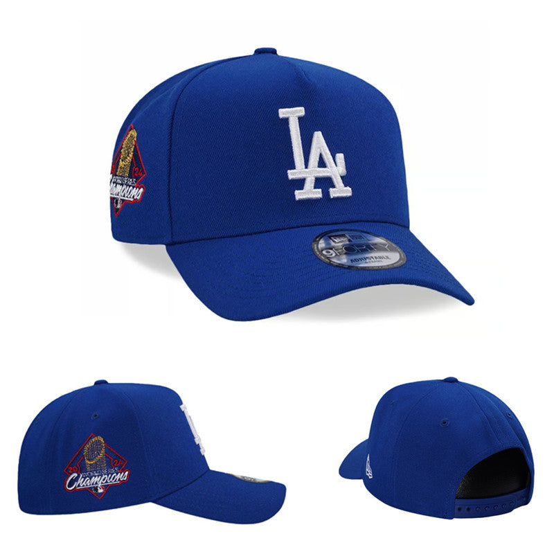Los Angeles Dodgers Royal Blue/White World Series Champions 2020 9FORTY Adjustable