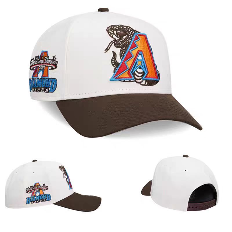 Arizona Diamondbacks White/Brown Arizona Diamondbacks World Series Champions Snapback