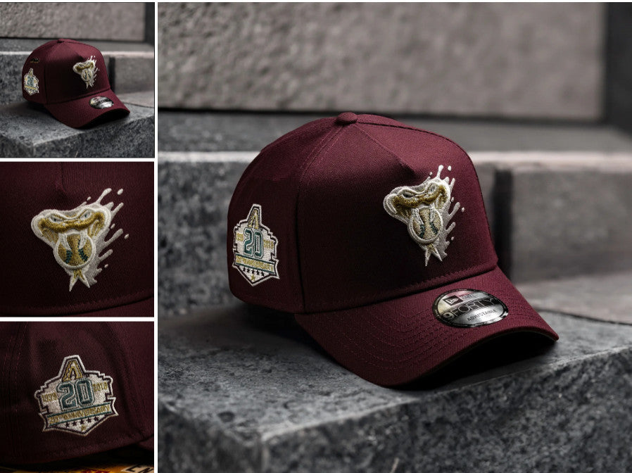 Arizona Diamondbacks Burgundy/Gold Arizona Diamondbacks 20th Anniversary 9FORTY Adjustable