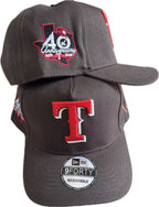 Texas Rangers Dark Gray/Red Texas Rangers 40th Anniversary 1972-2012 9FORTY Adjustable