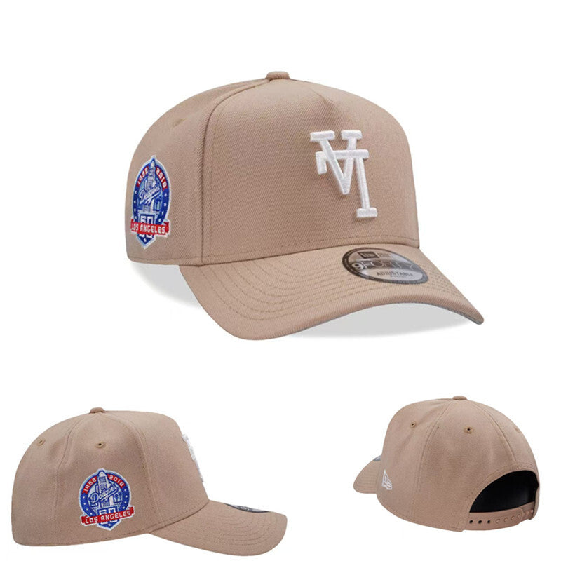 Los Angeles Dodgers Beige/White Los Angeles Dodgers 60th Anniversary 9FORTY Adjustable
