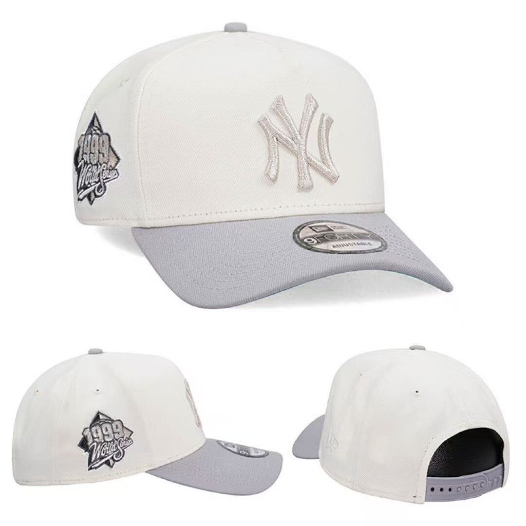New York Yankees Off-White/Gray 1999 World Series 9FORTY Adjustable