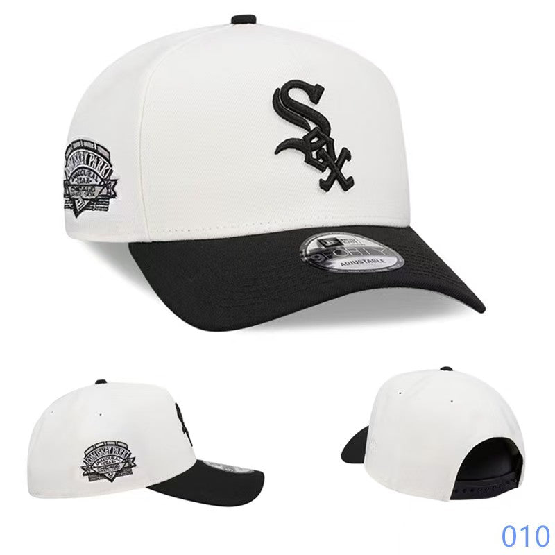 Chicago White Sox White/Black Comiskey Park Commemorative 9FORTY Adjustable